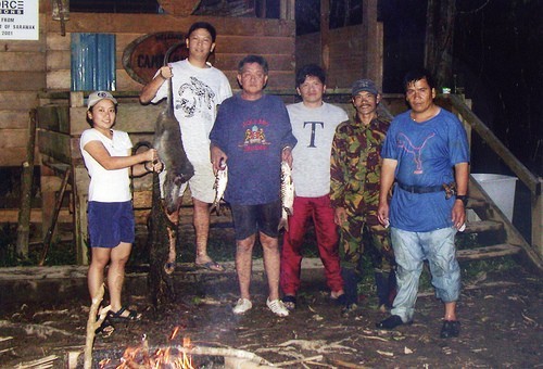 Pausing for a Photo Following a Jungle Excursion